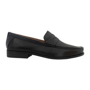 Firetrap Mens The Sovereign Leather Penny Loafers / Black
